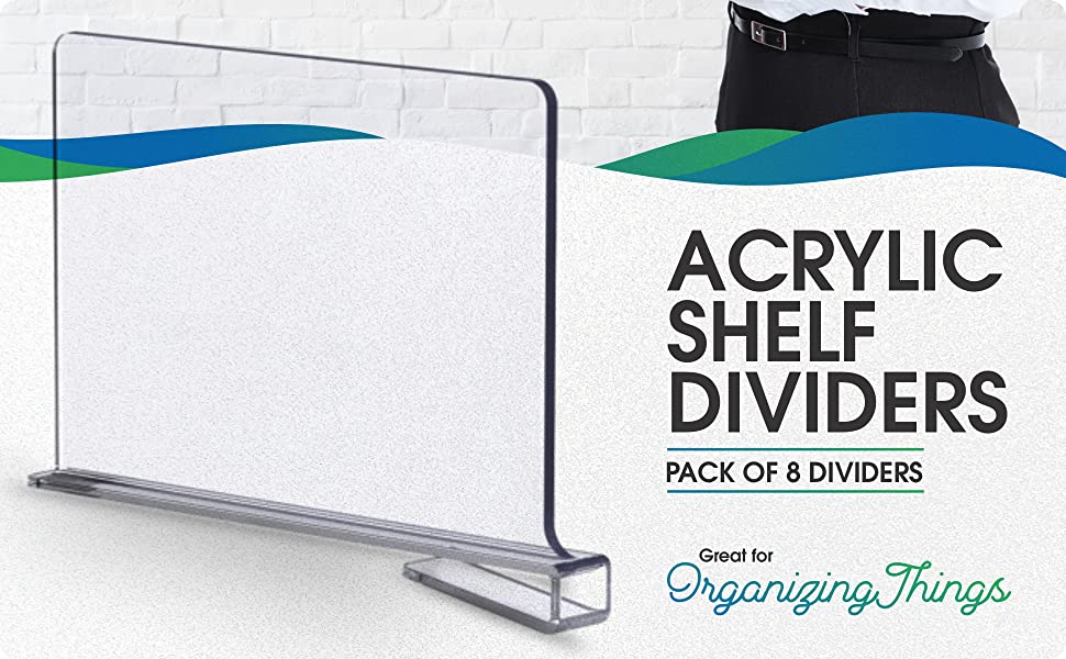 12 Awesome Ways You Can Use Acrylic Shelf Dividers to Organize Your Home -  Practical Perfection